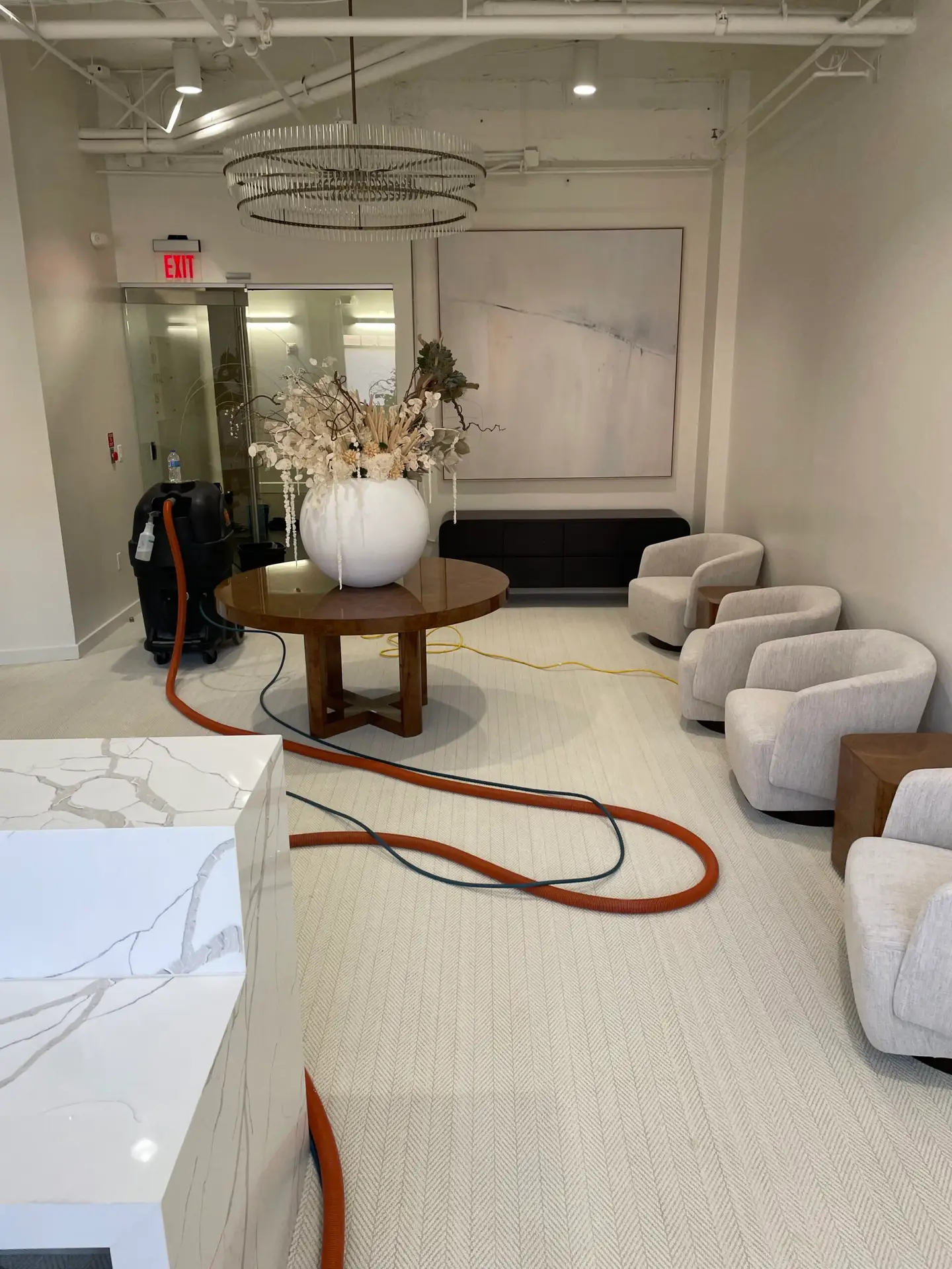 Retail carpet cleaning